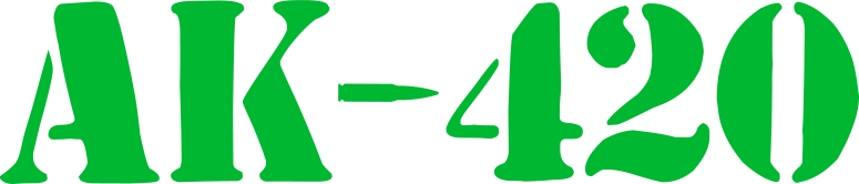 sticker ak420 verde